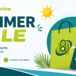 RetailsReview summer sale banner featuring up to 50% off, limited-time deals, and online shopping discounts.