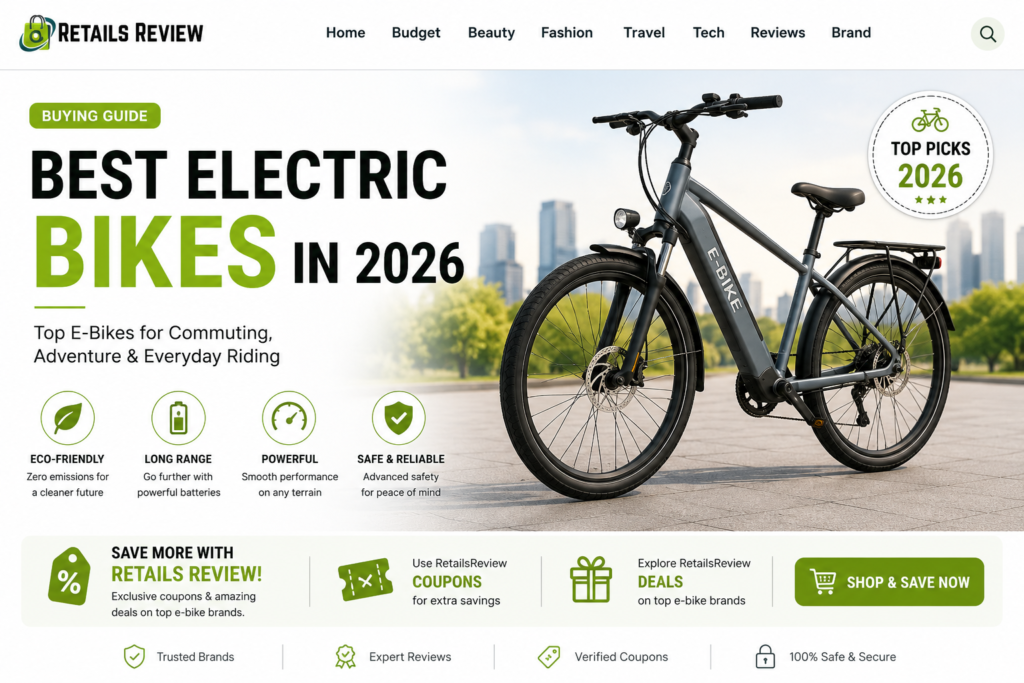 Best Electric Bikes in 2026: Top E-Bikes for Commuting, Adventure & Everyday Riding